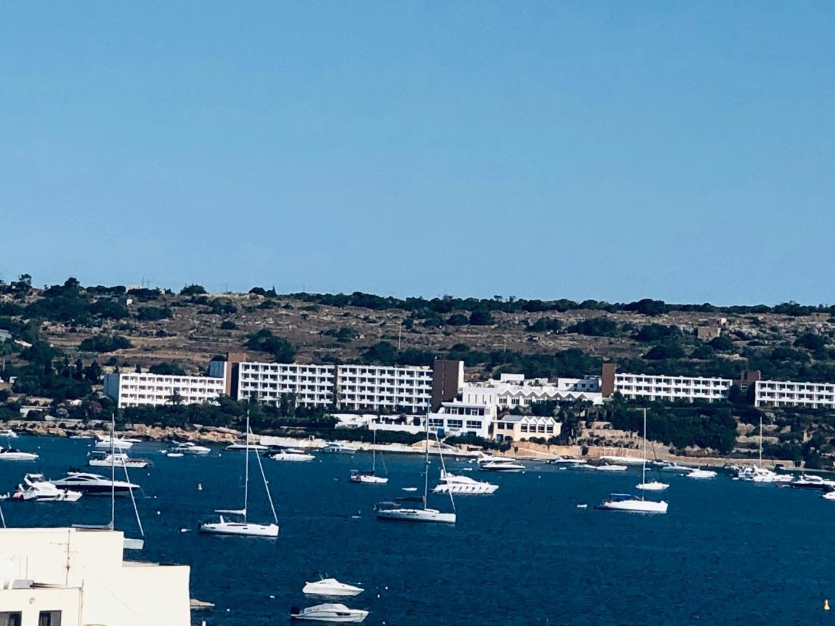 Modern Apartment With Sea View Mellieħa Exteriör bild